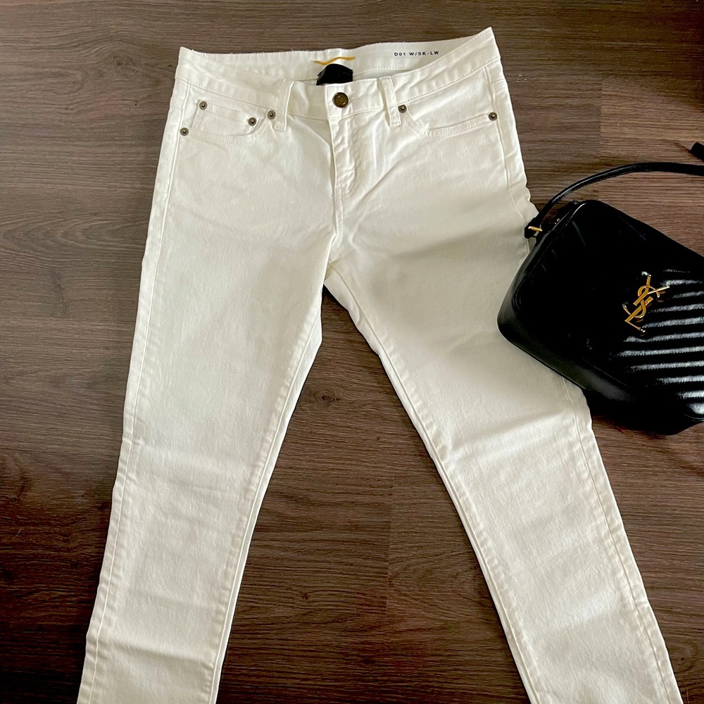 Saint Laurent ecru jeans 27